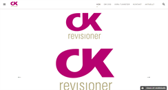 Desktop Screenshot of ckrevisioner.se