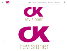 Tablet Screenshot of ckrevisioner.se